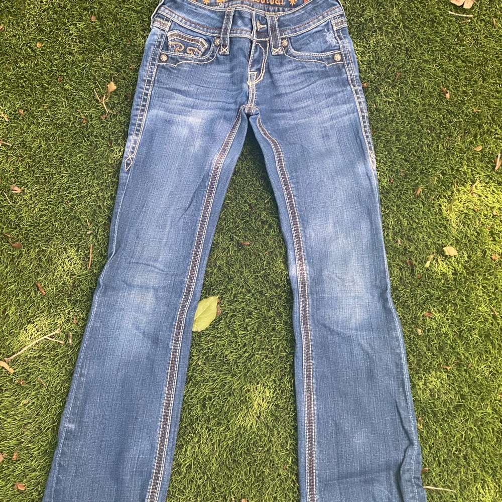 Authentic girls rock revival jeans size 12